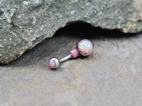 opal navel jewelry|opal belly rings.